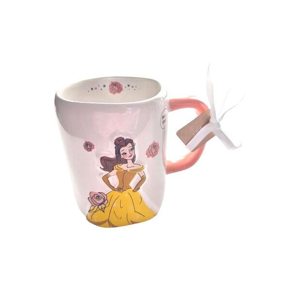 Disney X Rae Dunn Beauty And The Beast Belle Mug "Beauty Is Found Within" Design - Picture 1 of 8